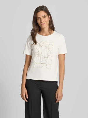 T-shirt o kroju relaxed fit z mieszanki bawełny s.Oliver BLACK LABEL