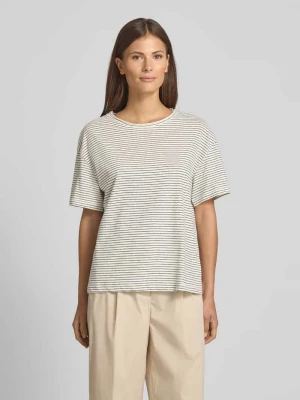 T-shirt o kroju relaxed fit z mieszanki lnu i bawełny Tommy Hilfiger