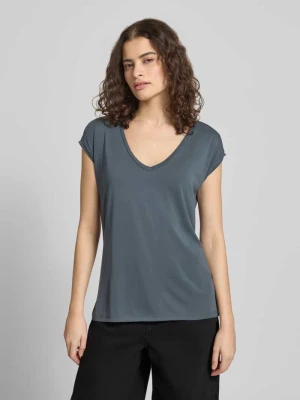 T-shirt o kroju relaxed fit z mieszanki modalu model 'KAMALA' Pieces