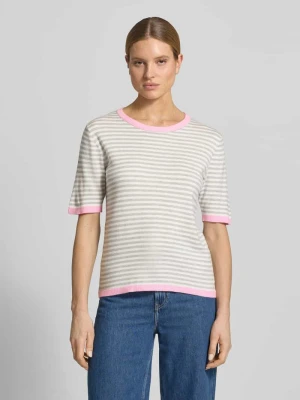 t-shirt o kroju relaxed fit z mieszanki wiskozy model 'Zanti' FREE/QUENT