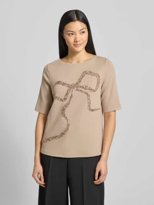 T-shirt o kroju relaxed fit z mieszanki wiskozy s.Oliver BLACK LABEL