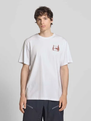 t-shirt o kroju relaxed fit z nadrukiem z logo The North Face Biały