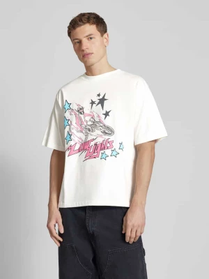 T-shirt o kroju relaxed fit z nadrukiem z motywem model ‘Startail’ Low Lights Studios