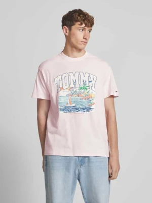 T-shirt o kroju relaxed fit z nadrukiem z motywem Tommy Jeans