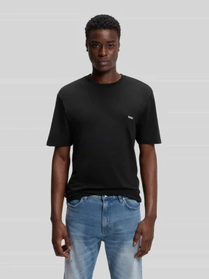 t-shirt o kroju relaxed fit z nadrukiem z tyłu HUGO