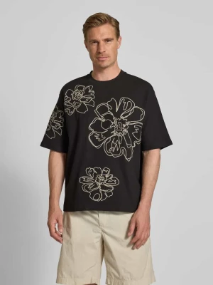 T-shirt o kroju relaxed fit z okrągłym dekoltem JAKE*S STUDIO MEN