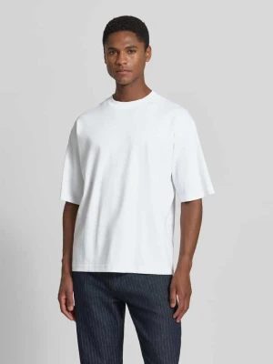 t-shirt o kroju relaxed fit z okrągłym dekoltem Jake*s Biały