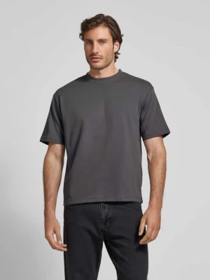 T-shirt o kroju relaxed fit z okrągłym dekoltem model ‘OSCAR’ Selected Homme