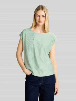 t-shirt o kroju relaxed fit z okrągłym dekoltem Tom Tailor Denim