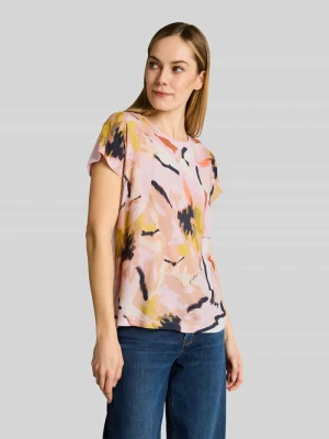 t-shirt o kroju relaxed fit z wiskozy Tom Tailor