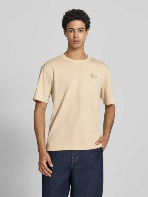 t-shirt o kroju relaxed fit z wyhaftowanym logo Karl Kani