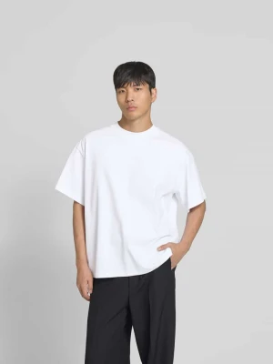 t-shirt o kroju relaxed fit z wyhaftowanym logo Won Hundred Biały
