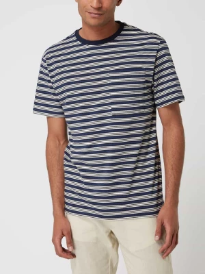 T-shirt o kroju relaxed fit ze wzorem w paski model ‘Kikki’ ANERKJENDT