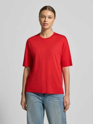 T-shirt o kroju relaxed z aplikacją z logo Windsor