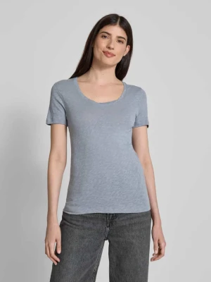 T-shirt o kroju shaped fit z czystej bawełny Marc O'Polo