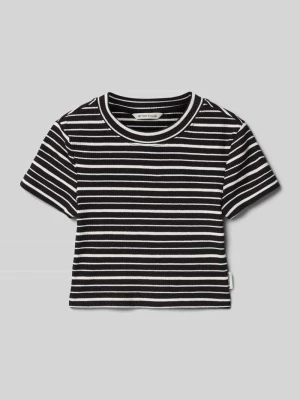 T-shirt o kroju shaped fit z mieszanki bawełny Tom Tailor