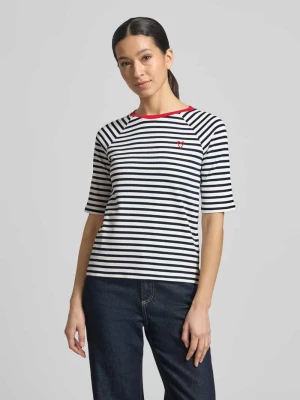 T-shirt o kroju shaping fit z czystej Bawełny Tom Tailor Denim