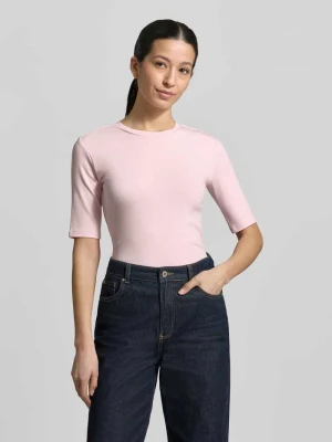 Zdjęcie produktu T-shirt o kroju slim fit w kroju rękaw o dł. 1/2 Christian Berg Woman
