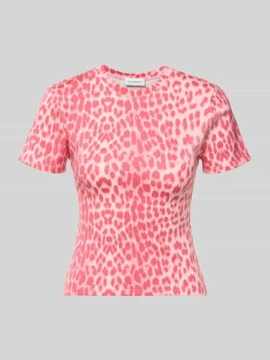 t-shirt o kroju slim fit we wzorze na całej powierzchni model 'Joy' OH APRIL