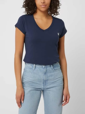 T-shirt o kroju slim fit z bawełny ekologicznej model ‘Eyben’ G-Star Raw