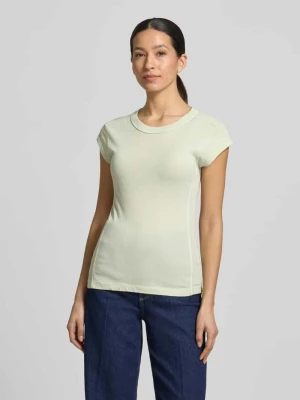 T-shirt o kroju slim fit z czystej bawełny Marc O'Polo