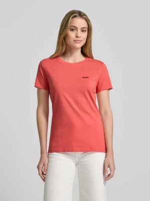 T-shirt o kroju slim fit z czystej bawełny model ‘ESOGO’ Boss Orange