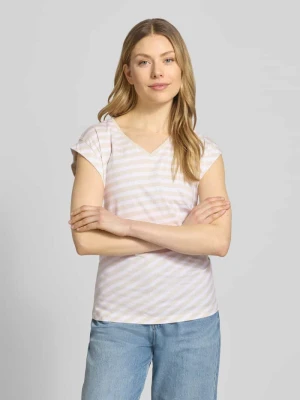 t-shirt o kroju slim fit z czystej bawełny model 'EVKA' Boss