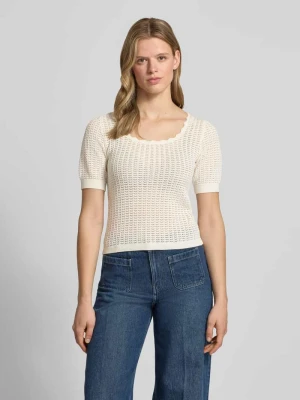 t-shirt o kroju slim fit z czystej bawełny model 'SCOUT' Pieces