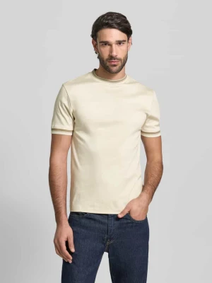 T-shirt typu slim fit z czystej bawełny model „TESSLER 202” Boss