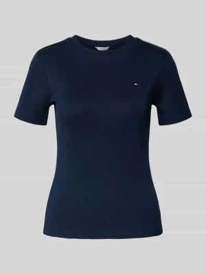 T-shirt o kroju Slim Fit z czystej bawełny Tommy Hilfiger