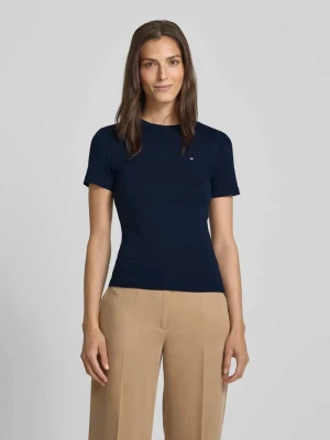 T-shirt o kroju Slim Fit z czystej bawełny Tommy Hilfiger