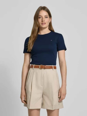 T-shirt o kroju Slim Fit z czystej bawełny Tommy Hilfiger