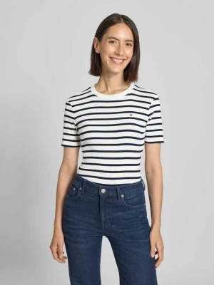 T-shirt o kroju Slim Fit z czystej bawełny Tommy Hilfiger