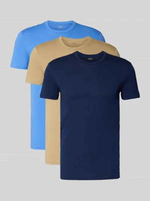 T-shirt o kroju slim fit z czystej bawełny w zestawie 3 szt. Polo Ralph Lauren Underwear
