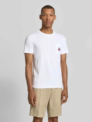t-shirt o kroju slim fit z czystej bawełny z motywem POLO BEAR Polo Ralph Lauren Biały