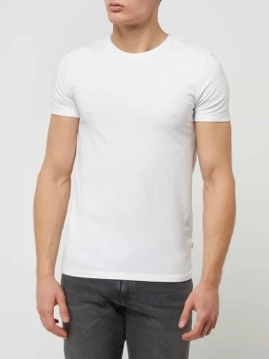 T-shirt o kroju slim fit z dodatkiem streczu model ‘David’ casual friday