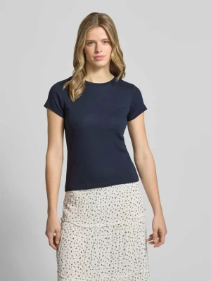 t-shirt o kroju slim fit z mieszanka bawełny model 'MAE' Pepe Jeans Biały