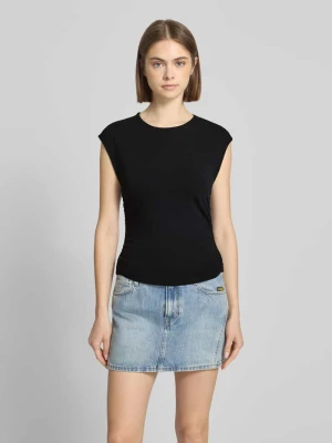 t-shirt o kroju slim fit z mieszanka bawełny model 'MIRA' Only