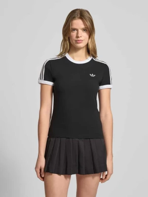 T-shirt o kroju slim fit z mieszanki bawełny adidas Originals