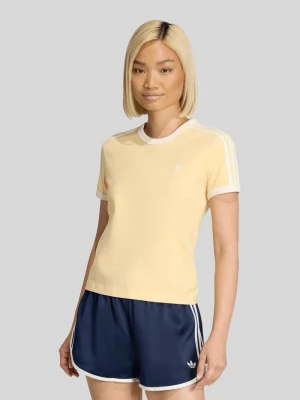 t-shirt o kroju slim fit z mieszanki bawełny adidas Originals