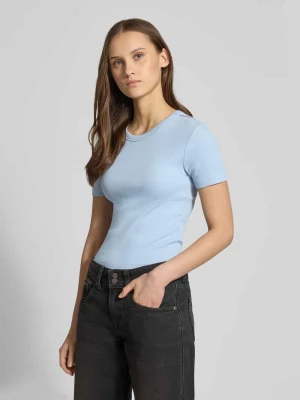 T-shirt o kroju slim fit z mieszanki bawełny ekologicznej Model 'VAL LIFE' Only