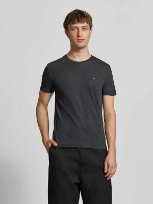 Zdjęcie produktu T-shirt o kroju slim fit z mieszanki bawełny Model 'JASPE HERITAGE' Tommy Jeans Czarny