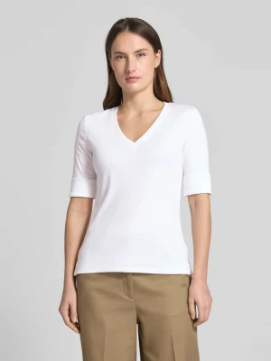 T-shirt o kroju slim fit z mieszanki bawełny model ‘JUDY’ Lauren Ralph Lauren