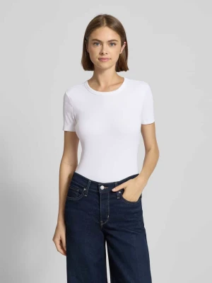 T-shirt o kroju slim fit z mieszanki bawełny model ‘VAL LIFE’ Only