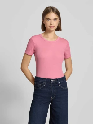 T-shirt o kroju slim fit z mieszanki bawełny model ‘VAL LIFE’ Only