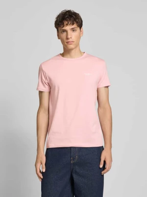 T-shirt o kroju slim fit z mieszanki bawełny Pepe Jeans