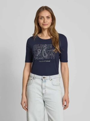 T-shirt o kroju slim fit z mieszanki bawełny s.Oliver RED LABEL