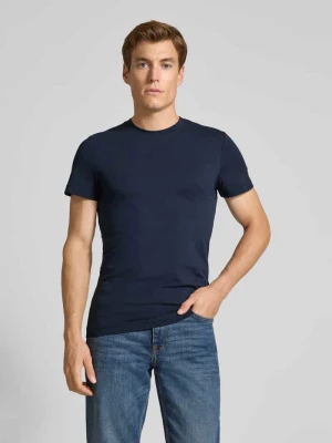 T-shirt o kroju slim fit z mieszanki bawełny Tom Tailor