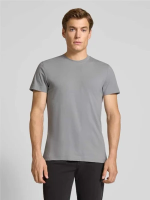 T-shirt o kroju slim fit z mieszanki bawełny Tom Tailor