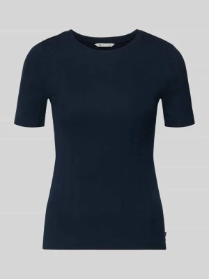 T-shirt o kroju slim fit z mieszanki bawełny Tom Tailor Denim